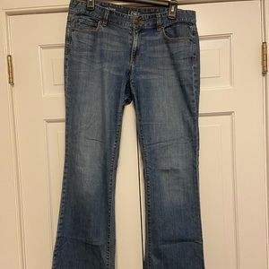 Loft curvy boot cut jeans, size 8